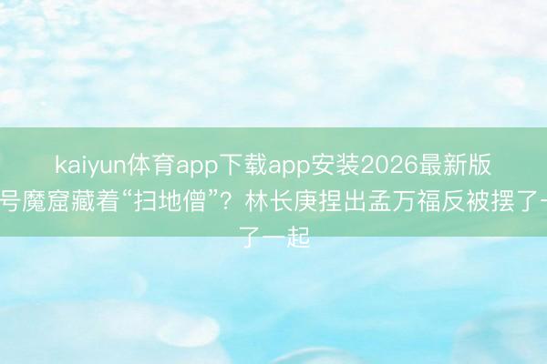 kaiyun体育app下载app安装2026最新版 76号魔窟藏着“扫地僧”？林长庚捏出孟万福反被摆了一起